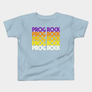 Prog Rock // Typographic Progressive Rock Lover Gift Kids T-Shirt